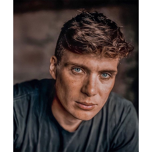 基里安墨菲高清海报定制挂画相纸写真电影戴珍珠耳环的少女佐纳德