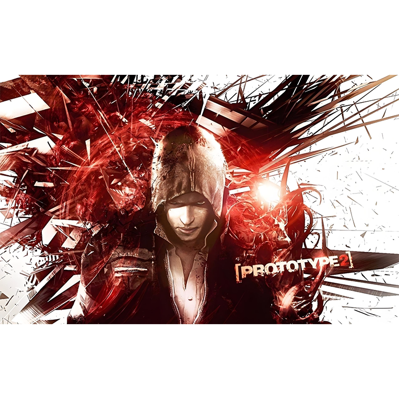 虐杀原形高清海报定做游戏写真周边单机网吧steam网咖Prototype11