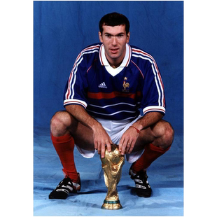 齐达内海报定做墙贴曼联足球世界杯FIFA皇家马德里壁纸挂画写真18