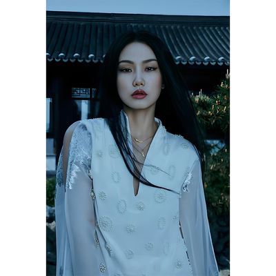 黄龄高清海报定做音乐电影写真挂画相纸桃花缘记南屏晚钟惊鸿一面