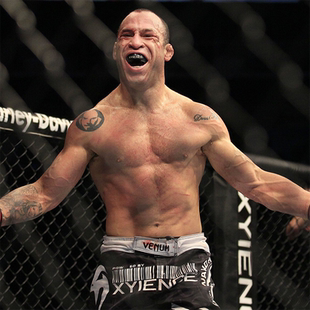 万德雷席尔瓦海报定制拳击UFC猿人MMA泰拳搏击综合格斗扇巴掌赛8