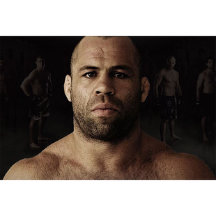 万德雷席尔瓦海报定制拳击UFC猿人MMA泰拳搏击综合格斗扇巴掌赛10