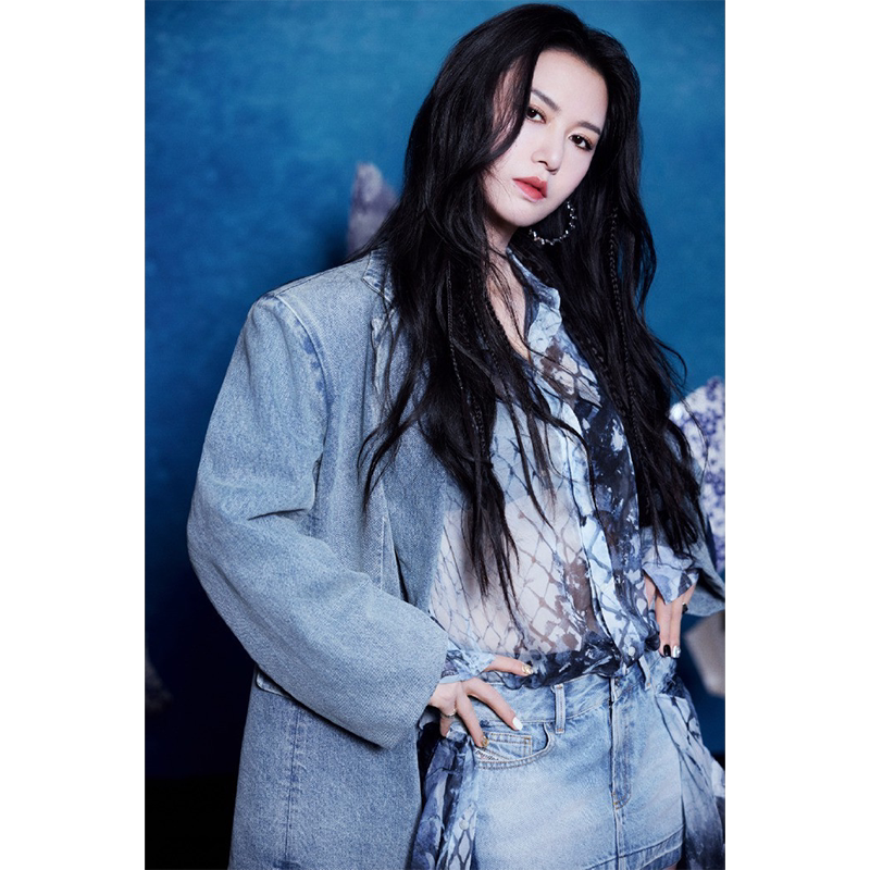 谭维维高清超大海报定制墙贴写真相纸挂画无框画时光擦身而过秋收