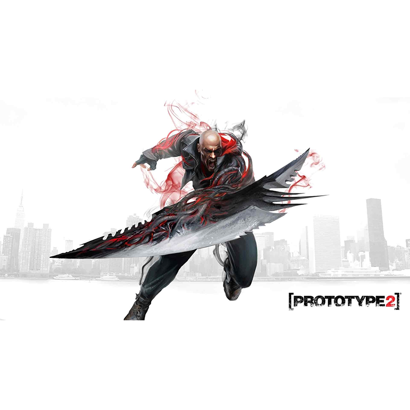 虐杀原形高清海报定做游戏写真周边单机网吧steam网咖Prototype5