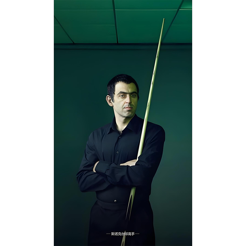奥沙利文高清大海报定制墙贴写真相纸挂画无框画台球斯诺克体育18
