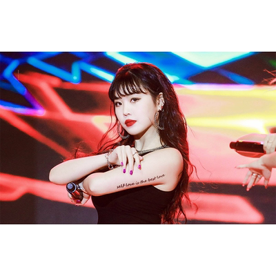 徐穗珍gidle组合高清海报定做挂画韩国女团RIZZ火/花Oh my god