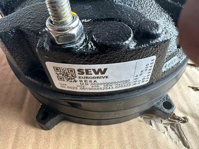 SEW制动器总成BE5A 40nm-55nm/230AC-400AC德国赛威，全新原装