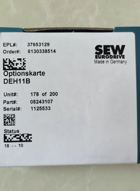 SEW变频器卡件，DFP21B,DEH11B,DER11B全新原装现货
