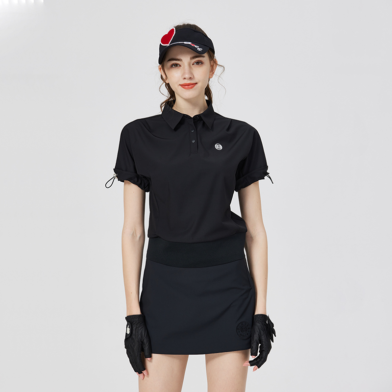 BG高尔夫服装女士短袖运动速干百搭上衣GOLF宽松百搭户外新款T恤