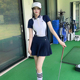 速干时尚 BG高尔夫女装 高端 T恤夏季 透气运动套装 球服装 女上衣短袖
