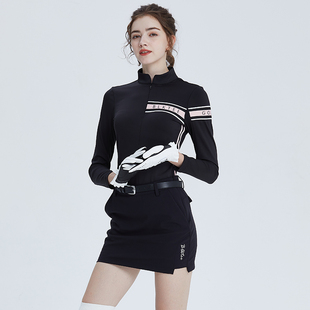 短裙衣服上衣速干服装 女秋冬上衣长袖 长袖 新款 高尔夫女装 套装 服装