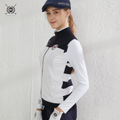 线衣外套韩款 BG新款 高尔夫毛衣马甲秋冬款 毛衣golf女士运动马甲