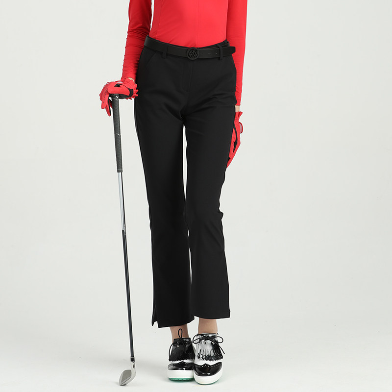 BG高尔夫服装女裤子长裤喇叭裤修身显瘦运动裤弹力速干高端球衣女