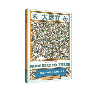 正版丨《大迷宫》附可擦笔 儿童绘本5-6-7-8-9益智游戏 从易到难不同主题迷宫 培养专注力空间感知力逻辑思维抗挫能力