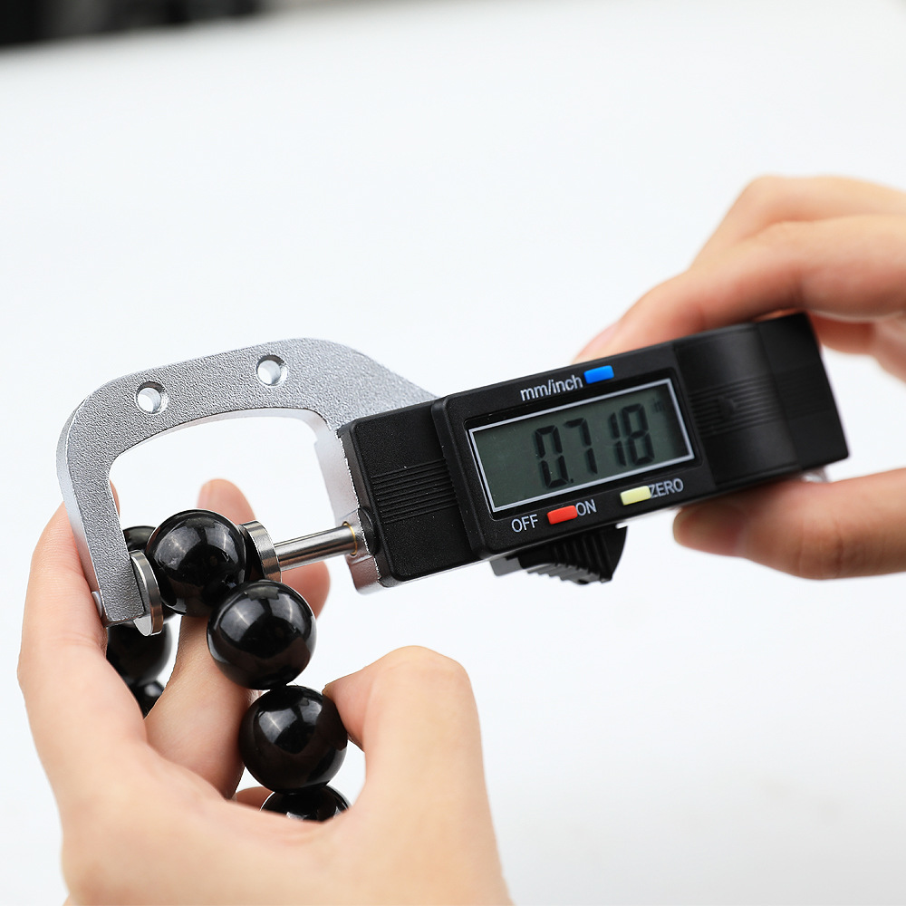 Digital horizontal thickness gauge 0-25mm pearl caliper