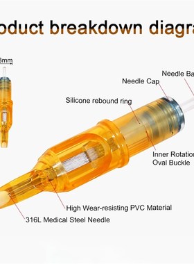 20PCS Tattoo Cartridges Needle RL RS M1 RM tattoo needles Fo