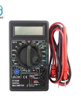 DT830B LCD Digital Multimeter Volt Amp Ohm Tester Meter Han