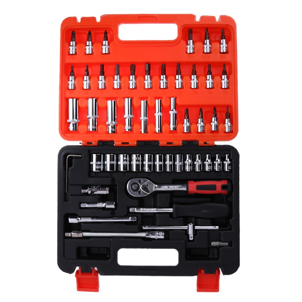 53 in 1 Car Motorcycle Bicycle Repair Tool Set Car Fix Tools