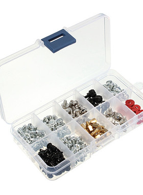 228Pcs Pack Screws Kit for Motherboard PC Case Fan CD-ROM