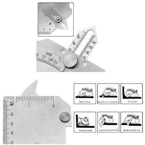 new Bridge Cam Weld Gauge MG-8 Welding Master Gage