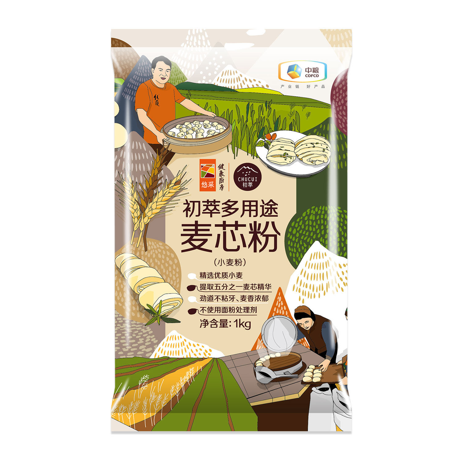 初萃多用途麦芯粉1KG|msdalam kategori beras/Utara-Selatan barangan kering/perasa, meter/tepung/bijirin, tepung/serbuk yang boleh dimakan - dari Buy2taobao.com untuk memberikan perkhidmatan ejen Taobao profesional membeli