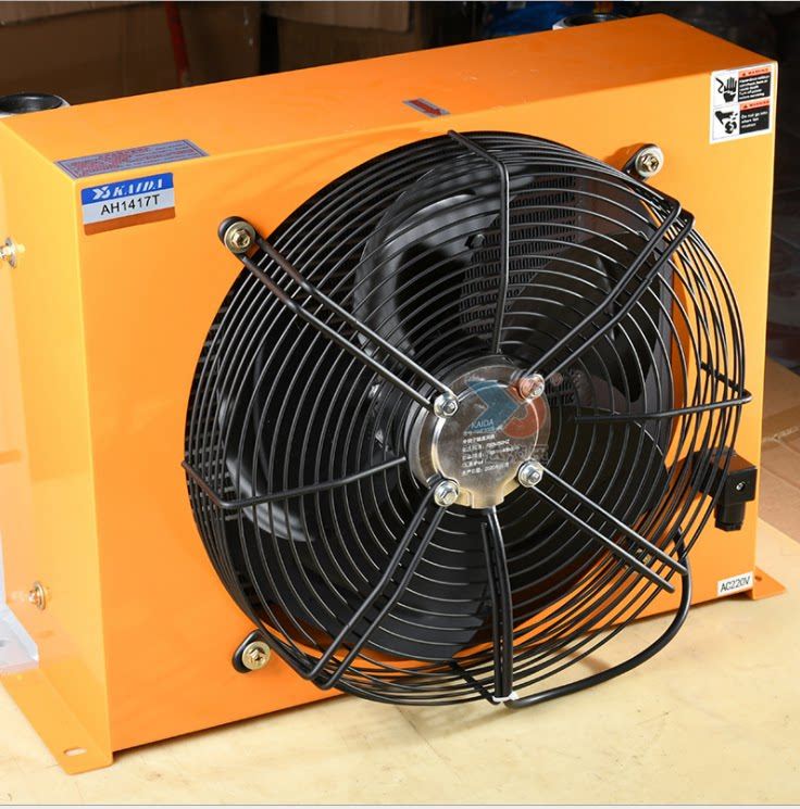 kaida风冷却器风冷散热器液压油冷却铝合金散热器液压油冷ah1417t