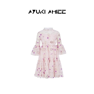 【夏天粉丝专享】Marie Elie圣馨茜粉连衣裙ATAD21M05434