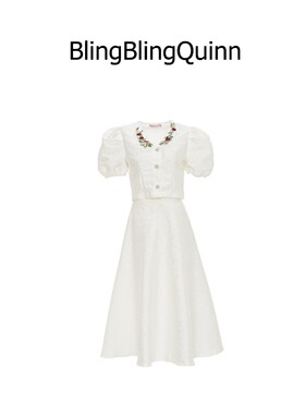 【 夏天粉丝专享】BlingBlingQuinn夢也渺渺连衣裙BAC13W00720
