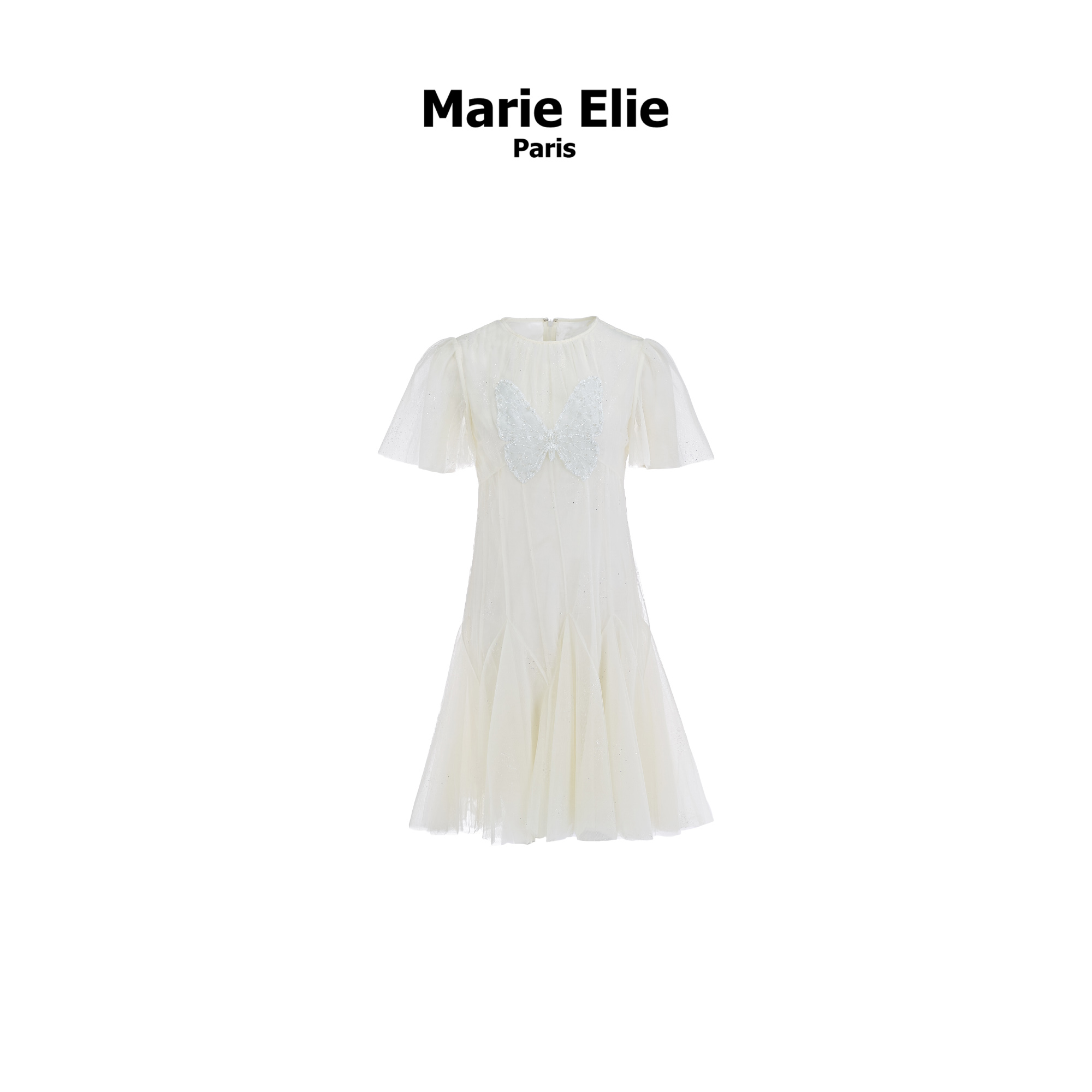 【夏天粉丝专享】Marie Elie蝶纱蔓涟连衣裙ETAD21M17820