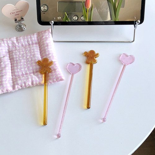 耐热爱心姜饼人搅拌棒