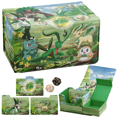 草系宝可梦PTCG卡盒游戏王牌盒影之诗万智牌OPCG/DTCG卡片收纳盒