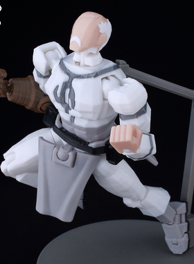 9L3D多关节可动无敌少侠战争征服人偶拼装Dummy13办公摆件DIY玩具