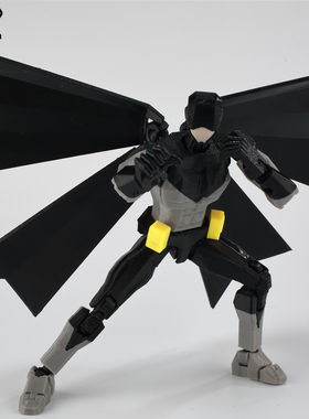 正版9L3D多关节可动人偶无敌少侠手办桌面玩具高颜值居家装饰礼物