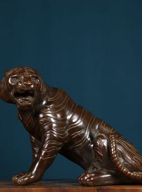 纯铜上山虎虎啸山河十二生肖虎