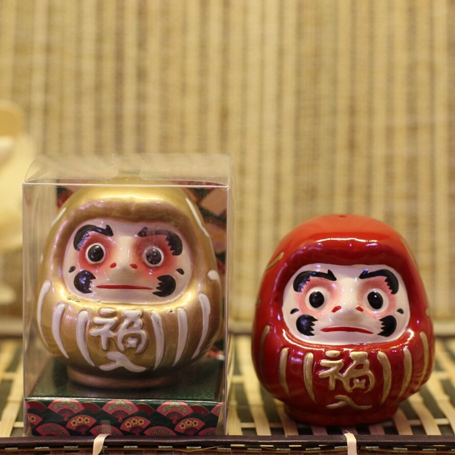 迷你和风日式达摩财神居家装饰日式寿司料理店铺柜子摆件车载玩具