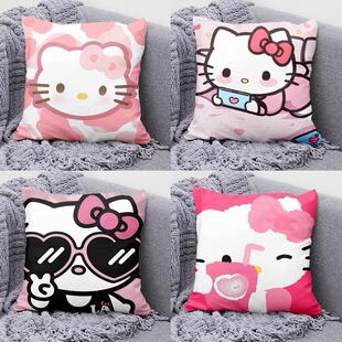 凯蒂猫hello kitty抱枕可爱卡通少女心房间kt猫枕头客厅沙发靠枕