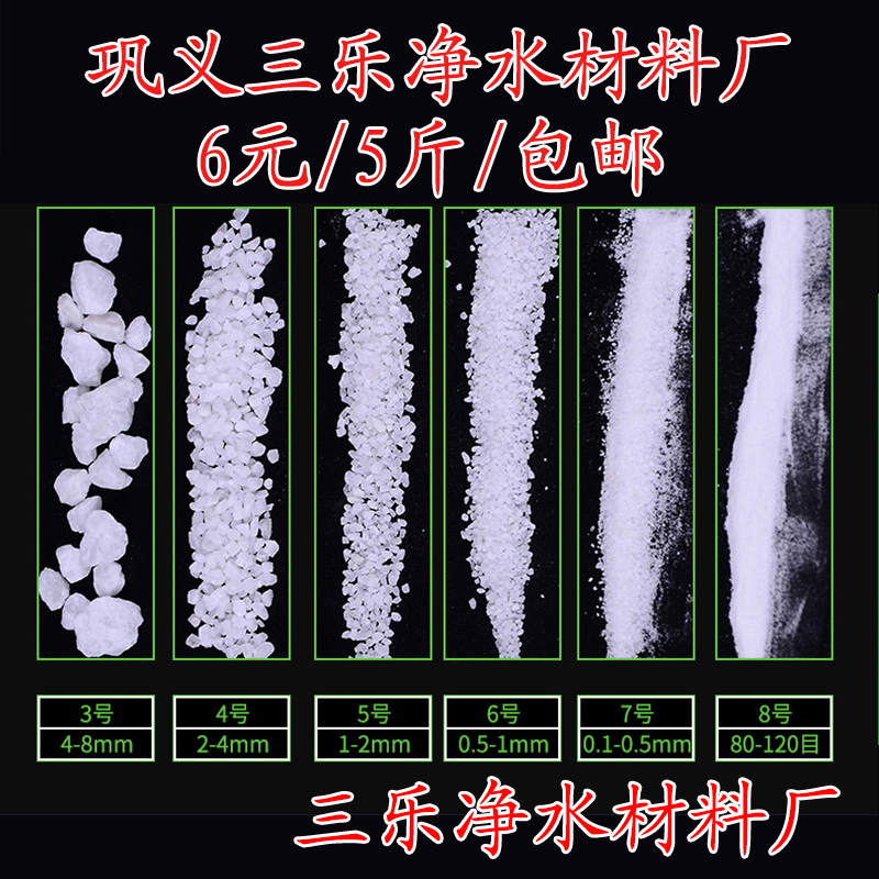 石英砂丙烯肌理画造景白沙子雪花白玩具沙垃圾桶80-120目五斤包邮 基础建材 细沙 原图主图