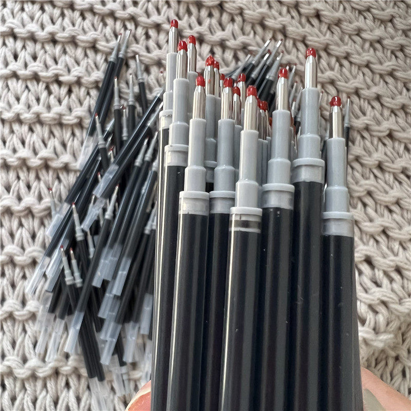 황동 펜 교체용 리필 검정색 플라스틱 중성 수성 리필 10팩