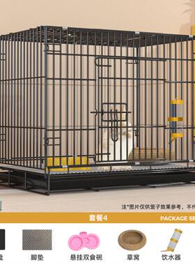 兔子笼子家用大号室内侏儒兔双层别墅加密二层兔兔窝速卖通厂家