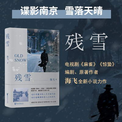 残雪残雪 海飞 谍战之城 惊蛰 麻雀 醒来海飞代表作 《醒来》原著作者电视剧《醒来》《谍战深海之惊蛰》《麻雀》原著作者、编剧