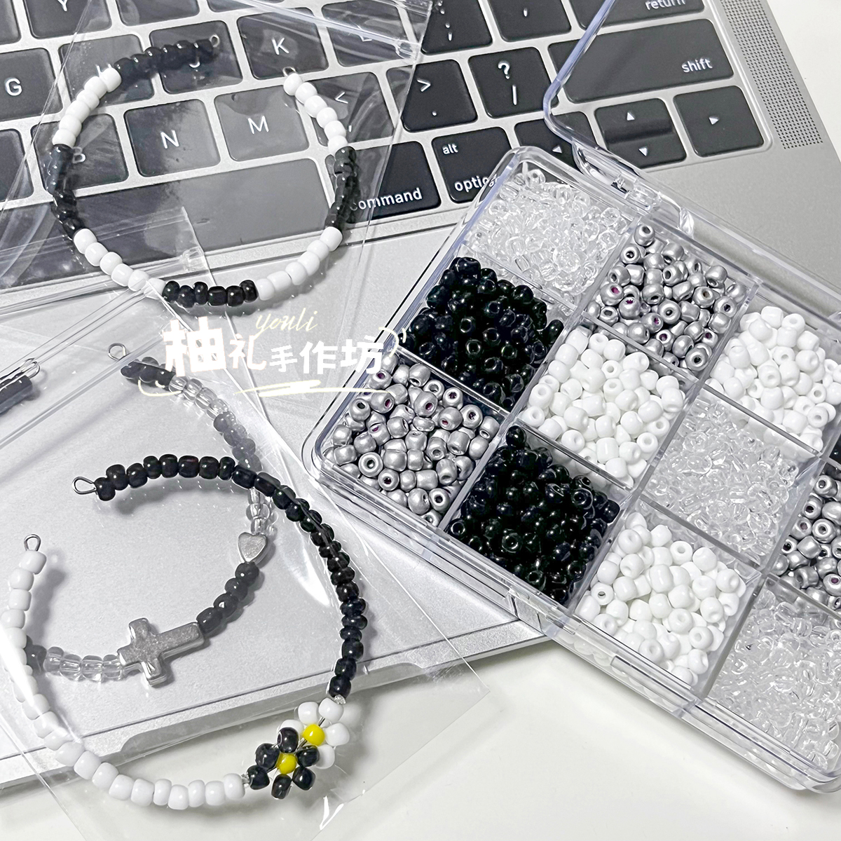 玻璃树脂DIY串珠项链手链