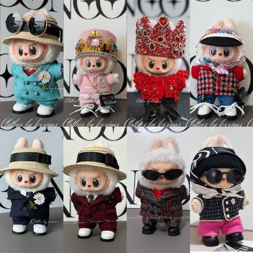 权志龙娃衣全系列高定17cm拉布布搪胶挂件一代二代三代娃衣