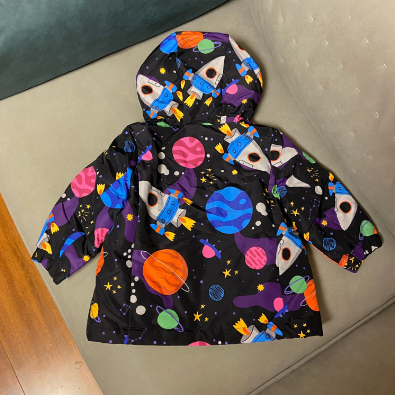 男女童防风羽绒服小童加厚保暖外套宝宝冬季卡通上衣鸭绒服撤柜
