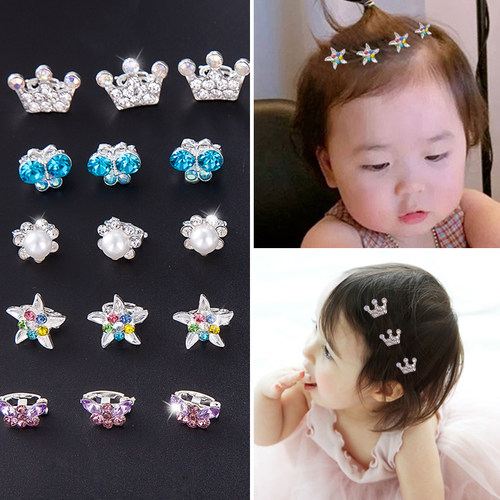 皇冠公主豆豆时尚水钻小孩发饰
