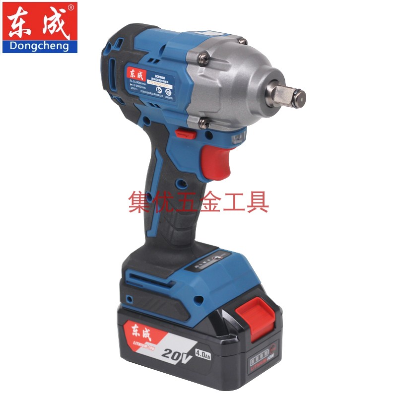 东成DCPB488充电式无刷冲击扳手汽修架子工具锂电扳东城电动风炮