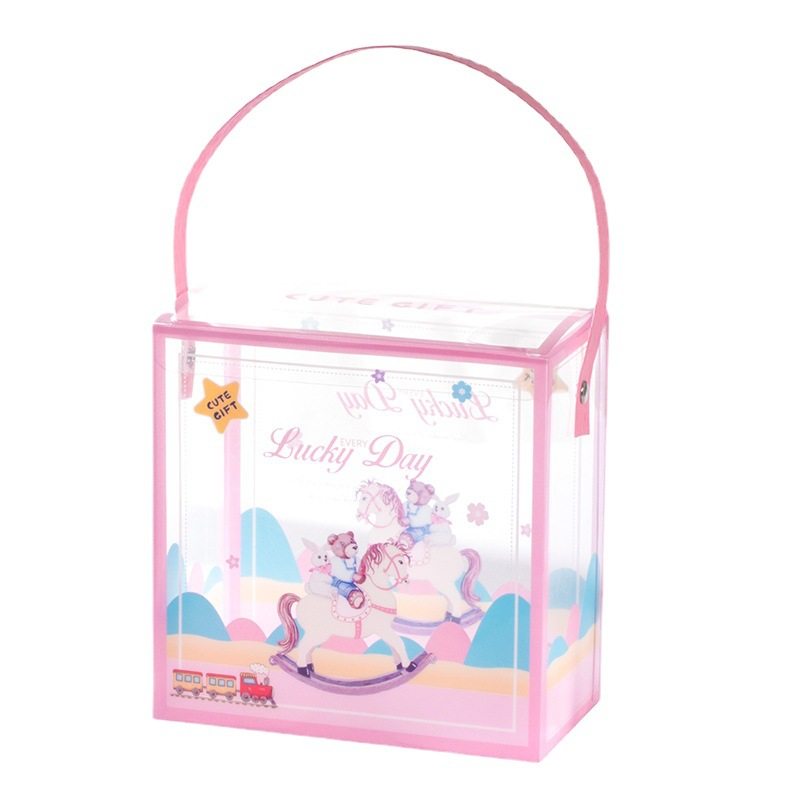 儿童生日礼品袋子PVC透明