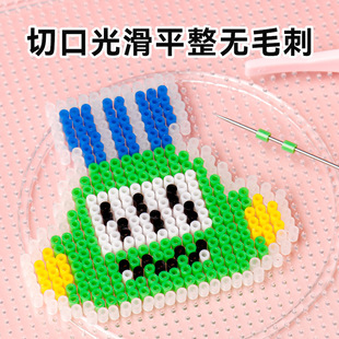 拼豆融合豆拼豆材料包全套2.6mm立体mard融合拼豆盒装diy工具套装