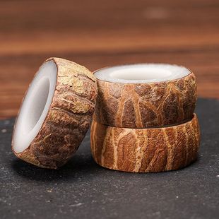 手工diy菩提白玉情侣戒指 全套材料包520送女友男友礼物创意礼品