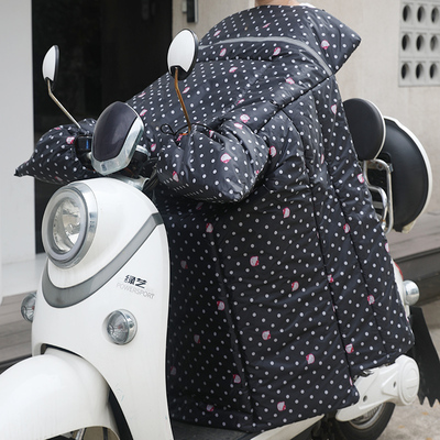 加大电动车挡风被途岭双面防水