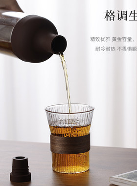 爱洛琳 耐热玻璃冷萃壶咖啡过滤壶 家用果茶分离冷泡壶冰滴壶水壶